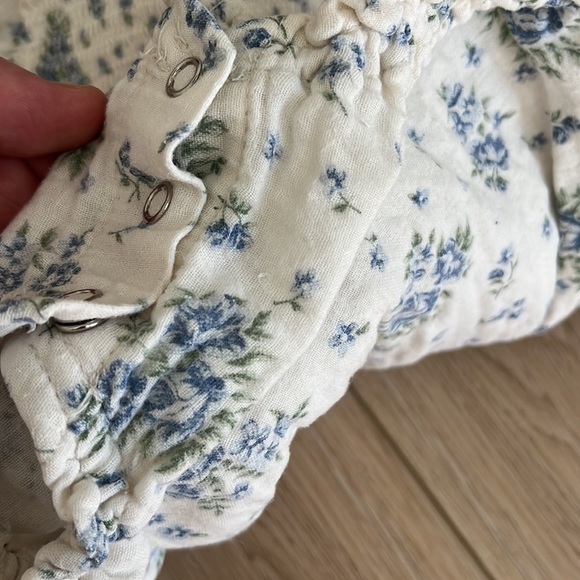 Nothing Fits But Baby Floral Smocked Romper - Picture 6 of 9